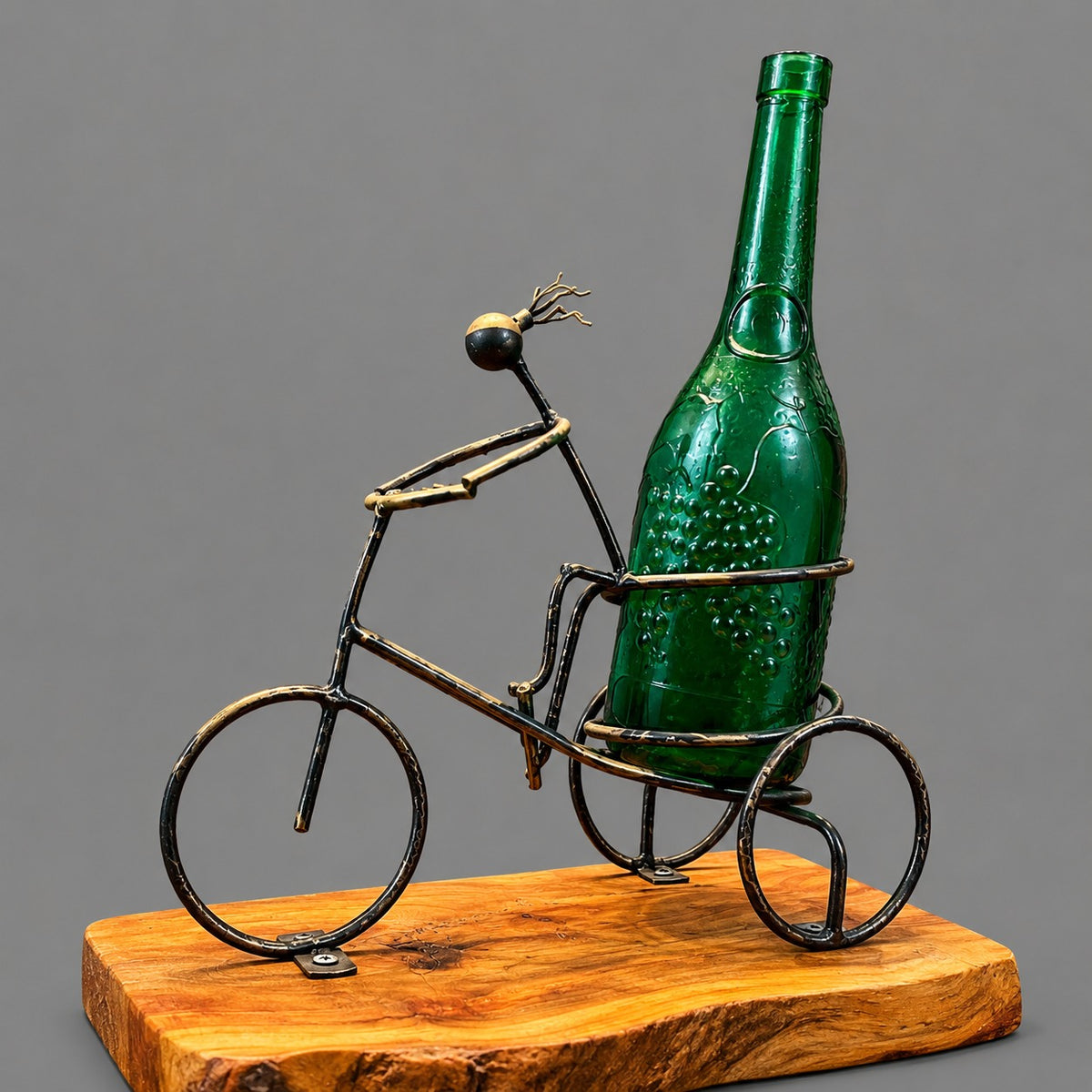 Iron Man Riding Cycle Wine Bottle Holder